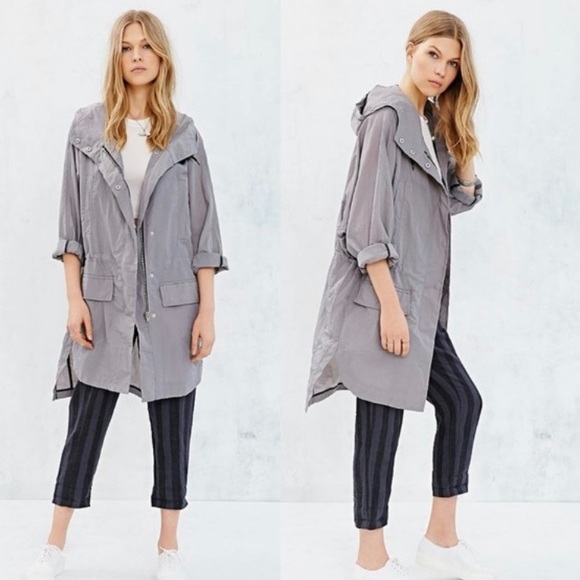 UNIF Jackets & Blazers - UNIF x Urban Outfitters Oversized Rain Mac Jacket